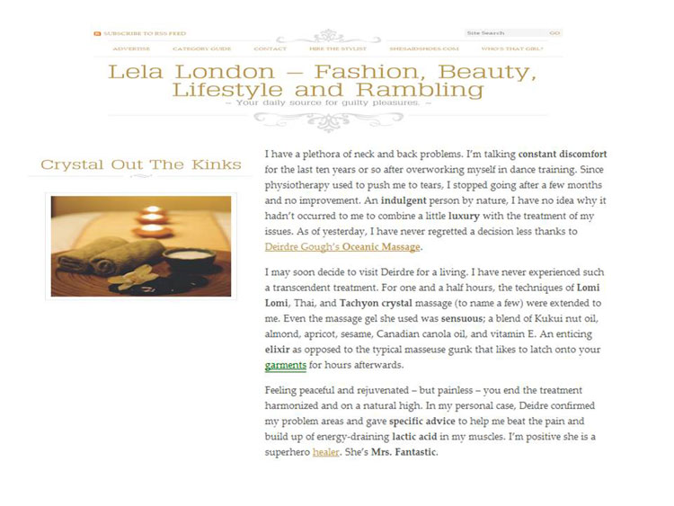 Lela London Magazine, Nov 2010