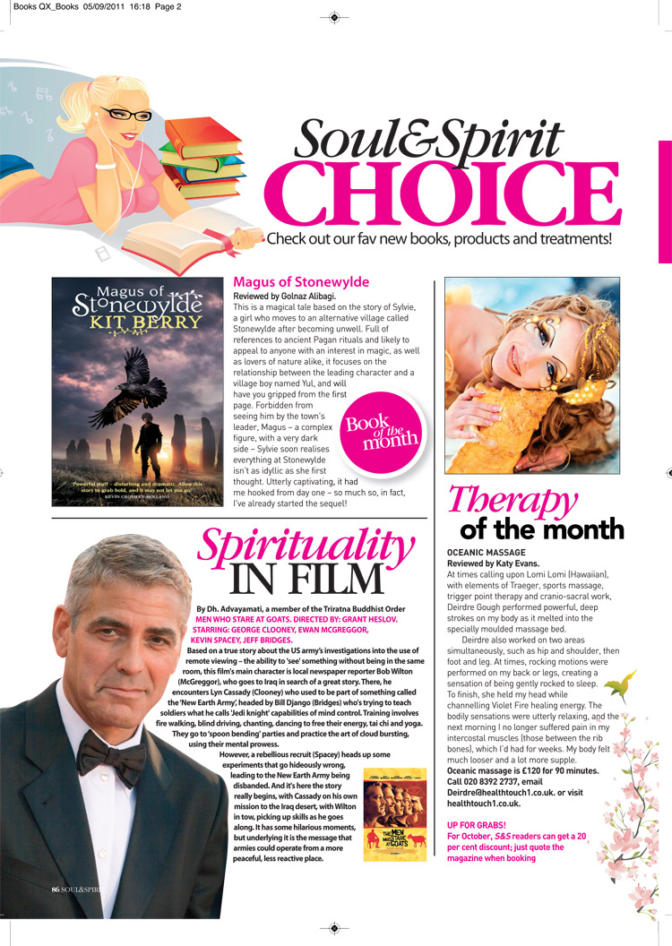 Soul & Spirit Magazine, Sep 2011