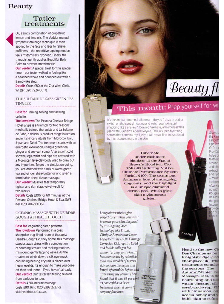 Tatler Magazine, Octr 2010